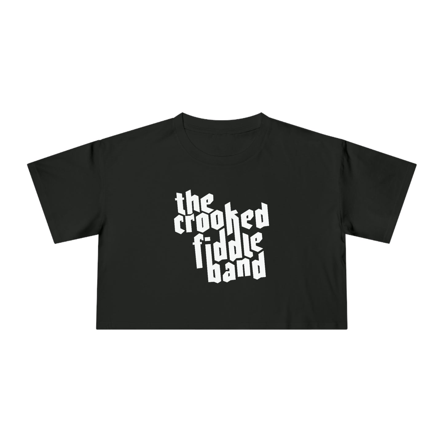 The Crooked Fiddle Band - womens crop tee